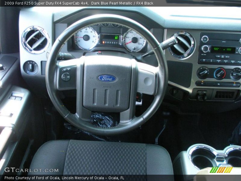 Dark Blue Pearl Metallic / FX4 Black 2009 Ford F250 Super Duty FX4 SuperCab 4x4