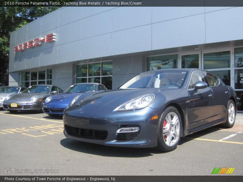 Yachting Blue Metallic / Yachting Blue/Cream 2010 Porsche Panamera Turbo
