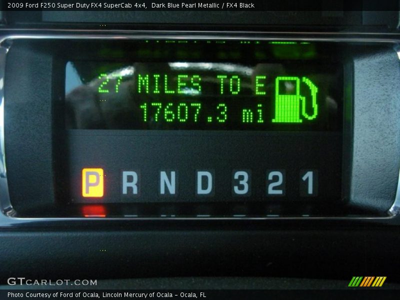 Dark Blue Pearl Metallic / FX4 Black 2009 Ford F250 Super Duty FX4 SuperCab 4x4