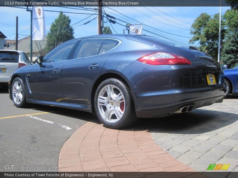 Yachting Blue Metallic / Yachting Blue/Cream 2010 Porsche Panamera Turbo