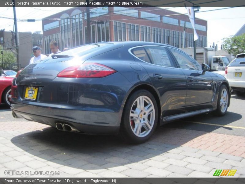 Yachting Blue Metallic / Yachting Blue/Cream 2010 Porsche Panamera Turbo