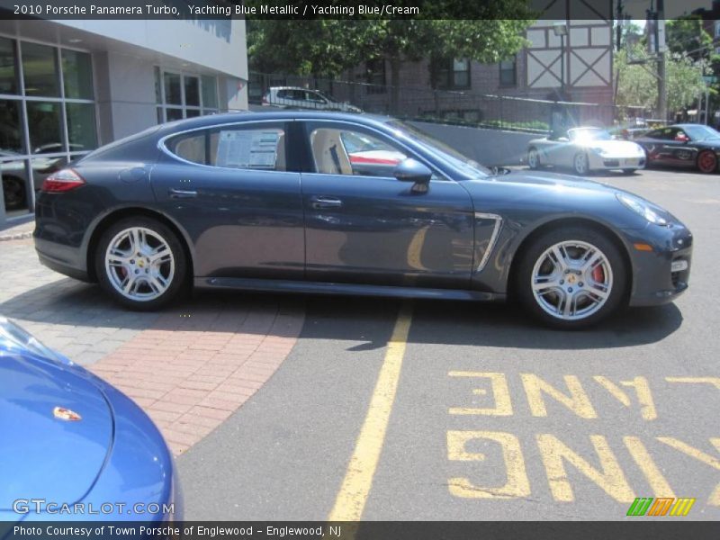 Yachting Blue Metallic / Yachting Blue/Cream 2010 Porsche Panamera Turbo