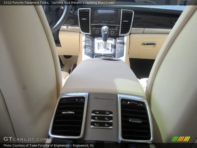 Yachting Blue Metallic / Yachting Blue/Cream 2010 Porsche Panamera Turbo