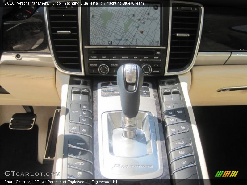 Yachting Blue Metallic / Yachting Blue/Cream 2010 Porsche Panamera Turbo