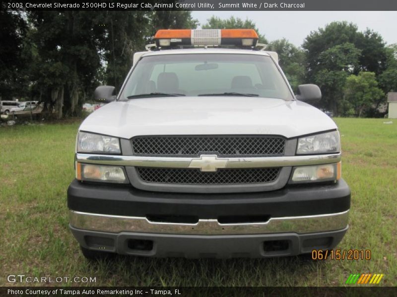 Summit White / Dark Charcoal 2003 Chevrolet Silverado 2500HD LS Regular Cab Animal Control Utility