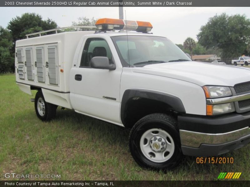 Summit White / Dark Charcoal 2003 Chevrolet Silverado 2500HD LS Regular Cab Animal Control Utility