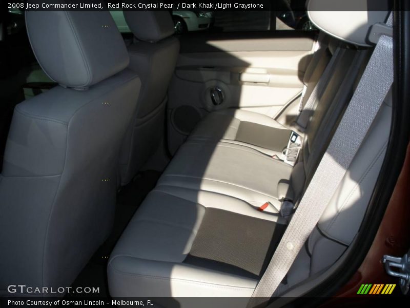 Red Rock Crystal Pearl / Dark Khaki/Light Graystone 2008 Jeep Commander Limited