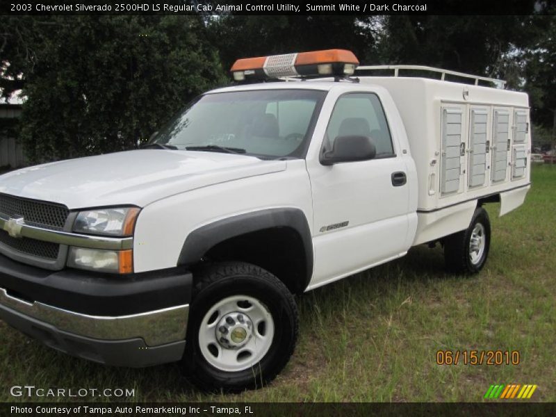 Summit White / Dark Charcoal 2003 Chevrolet Silverado 2500HD LS Regular Cab Animal Control Utility