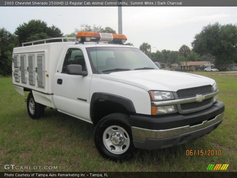 Summit White / Dark Charcoal 2003 Chevrolet Silverado 2500HD LS Regular Cab Animal Control Utility