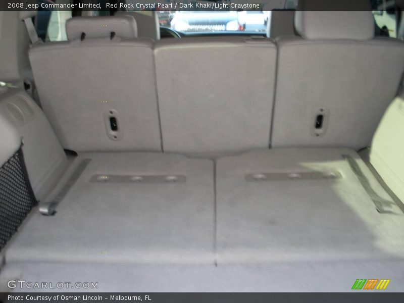 Red Rock Crystal Pearl / Dark Khaki/Light Graystone 2008 Jeep Commander Limited