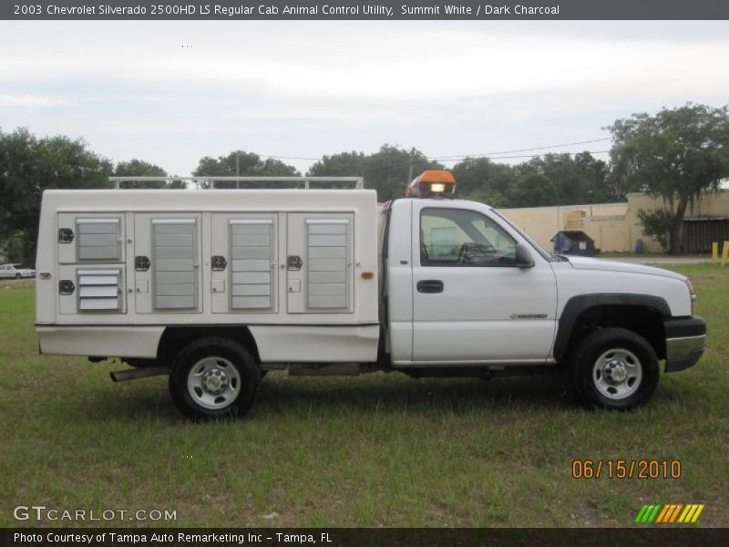 Summit White / Dark Charcoal 2003 Chevrolet Silverado 2500HD LS Regular Cab Animal Control Utility