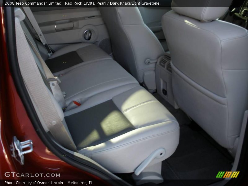Red Rock Crystal Pearl / Dark Khaki/Light Graystone 2008 Jeep Commander Limited