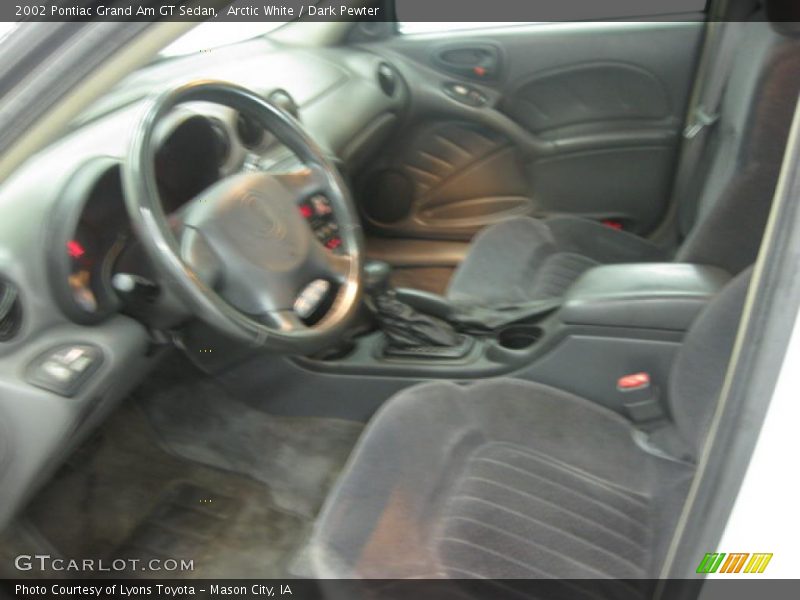 Arctic White / Dark Pewter 2002 Pontiac Grand Am GT Sedan