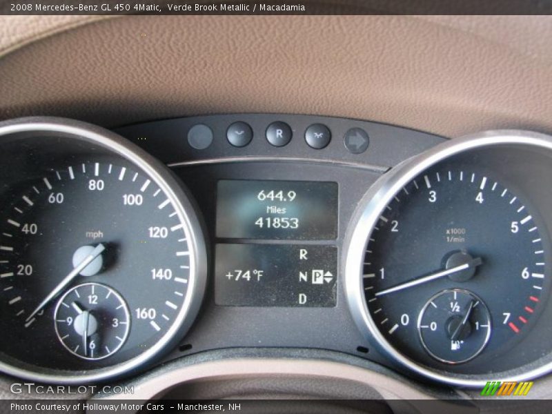 Verde Brook Metallic / Macadamia 2008 Mercedes-Benz GL 450 4Matic