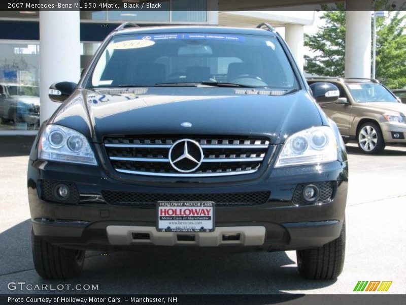 Black / Black 2007 Mercedes-Benz ML 350 4Matic