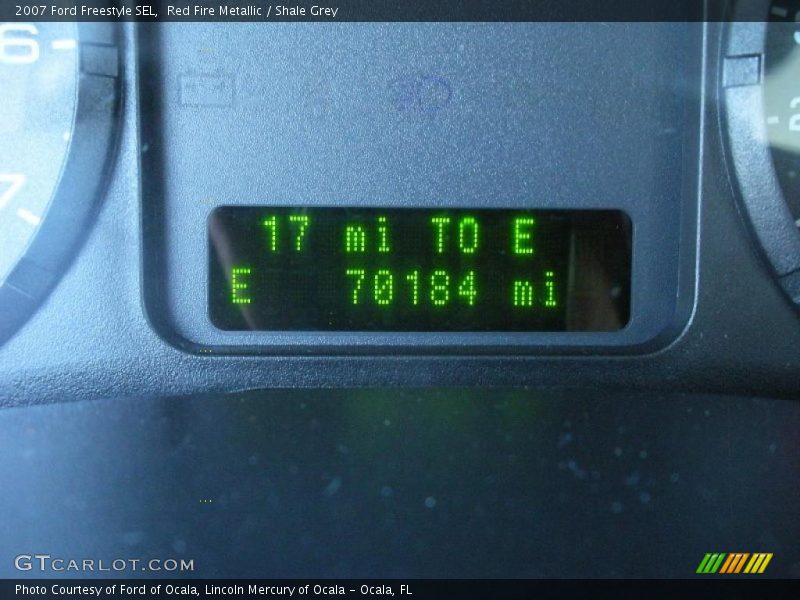 Red Fire Metallic / Shale Grey 2007 Ford Freestyle SEL