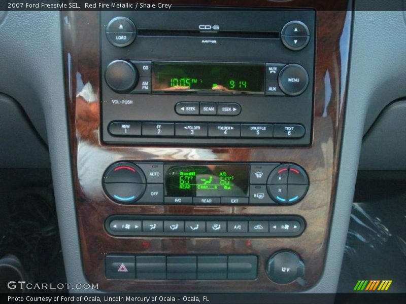 Red Fire Metallic / Shale Grey 2007 Ford Freestyle SEL