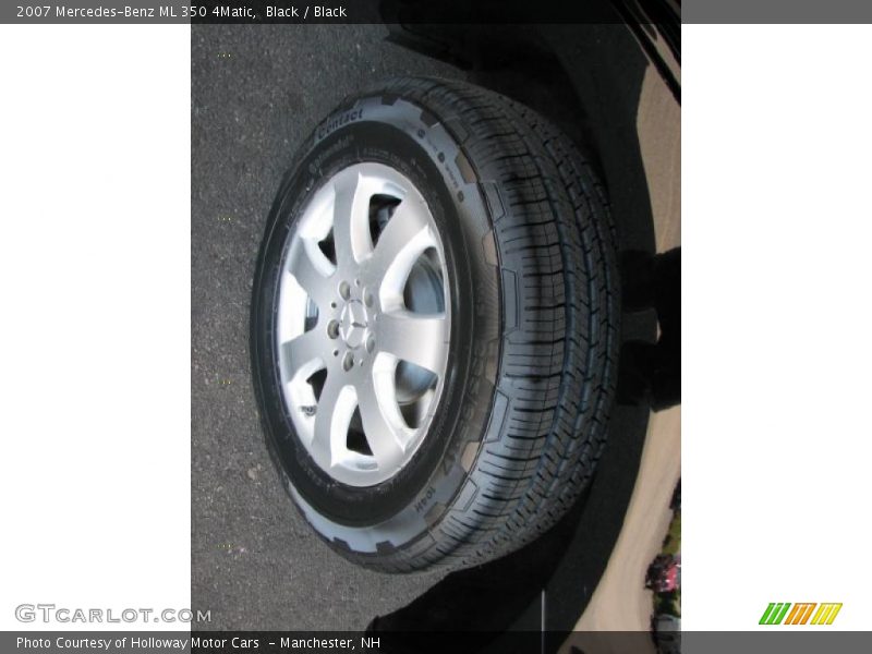 Black / Black 2007 Mercedes-Benz ML 350 4Matic
