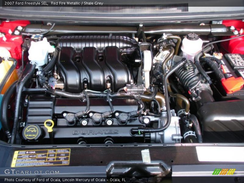 Red Fire Metallic / Shale Grey 2007 Ford Freestyle SEL