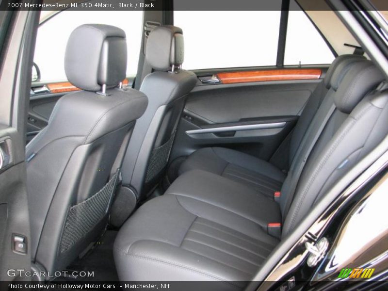 Black / Black 2007 Mercedes-Benz ML 350 4Matic