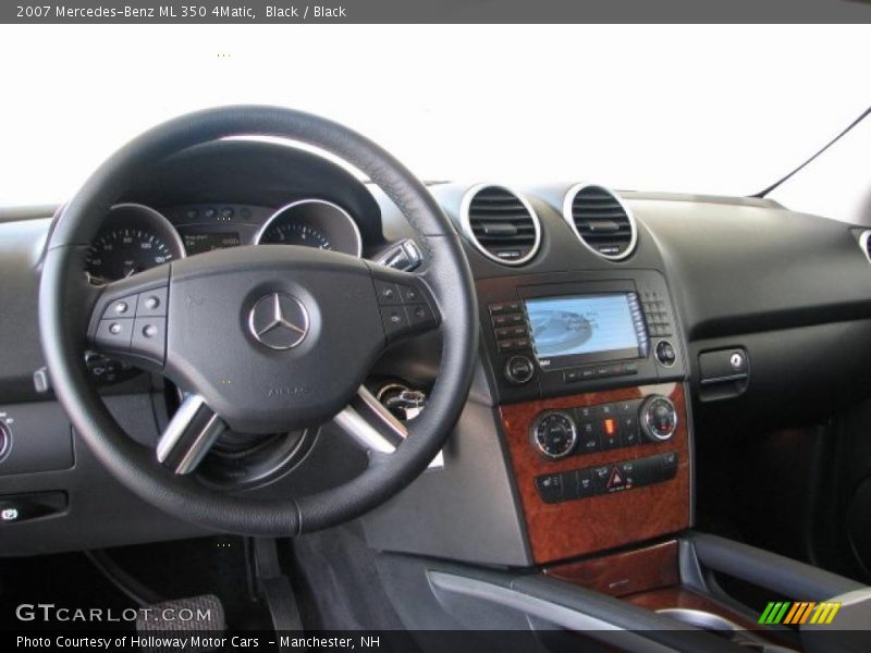 Black / Black 2007 Mercedes-Benz ML 350 4Matic