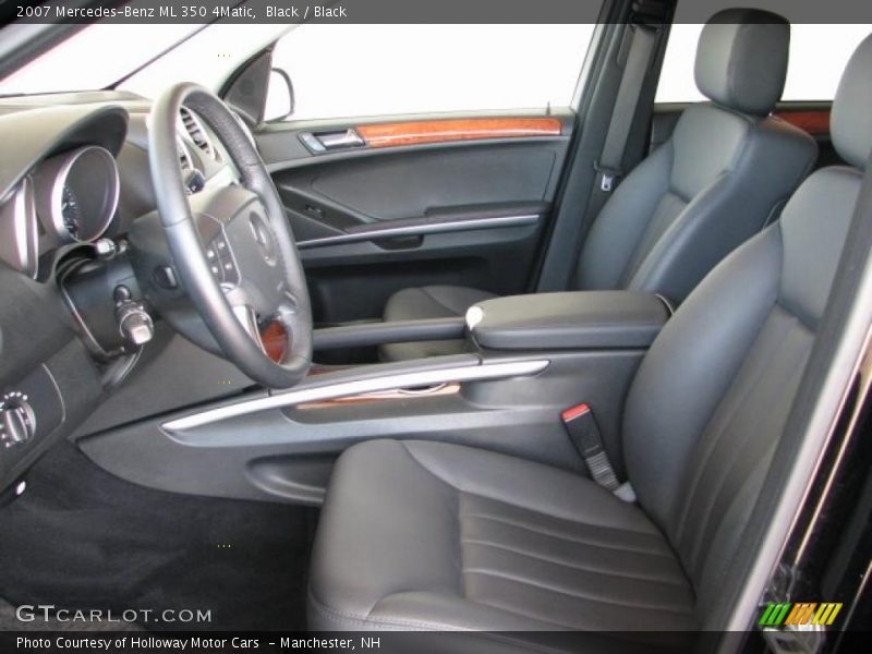 Black / Black 2007 Mercedes-Benz ML 350 4Matic