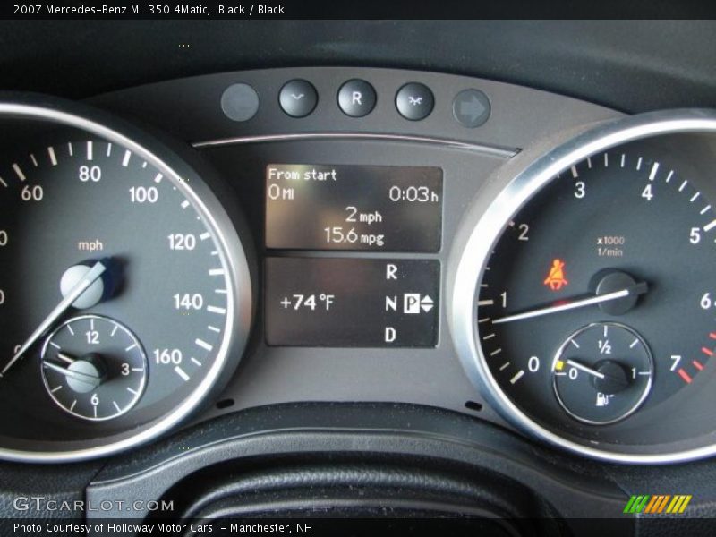 Black / Black 2007 Mercedes-Benz ML 350 4Matic