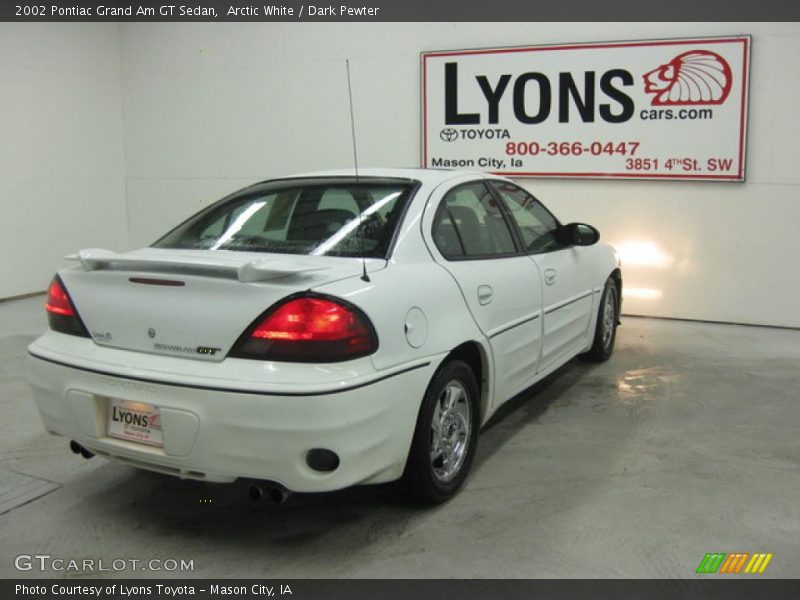 Arctic White / Dark Pewter 2002 Pontiac Grand Am GT Sedan