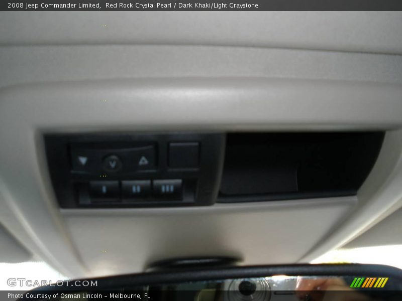 Red Rock Crystal Pearl / Dark Khaki/Light Graystone 2008 Jeep Commander Limited