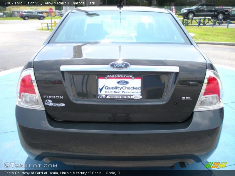 Alloy Metallic / Charcoal Black 2007 Ford Fusion SEL