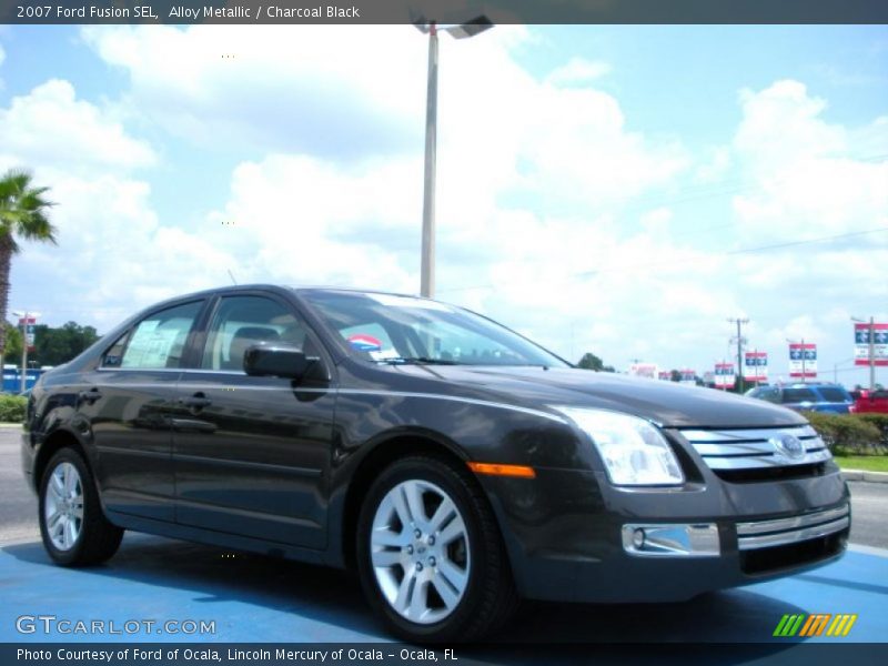 Alloy Metallic / Charcoal Black 2007 Ford Fusion SEL