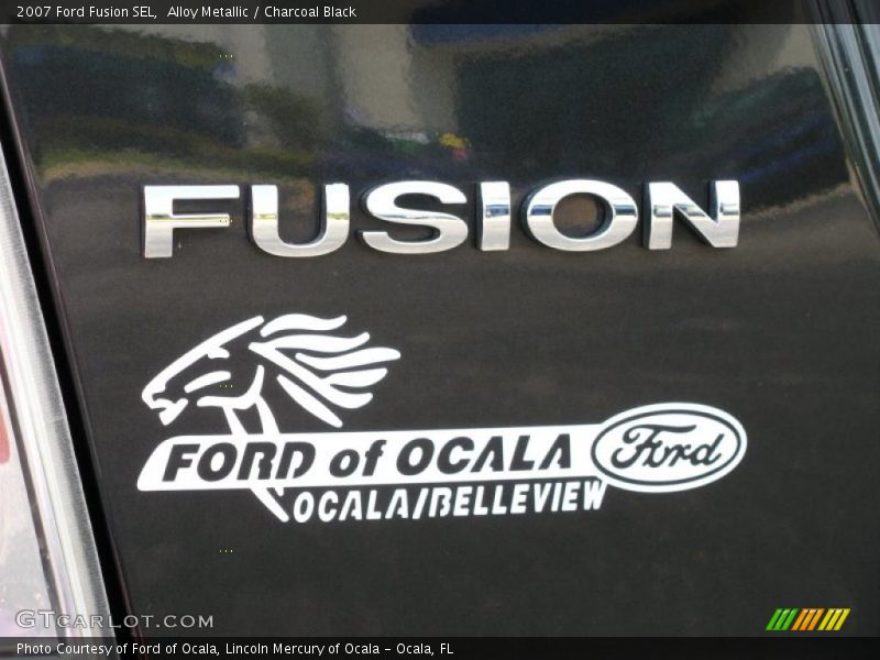 Alloy Metallic / Charcoal Black 2007 Ford Fusion SEL
