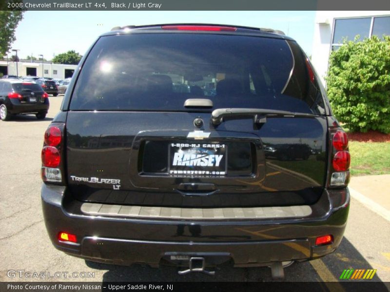 Black / Light Gray 2008 Chevrolet TrailBlazer LT 4x4