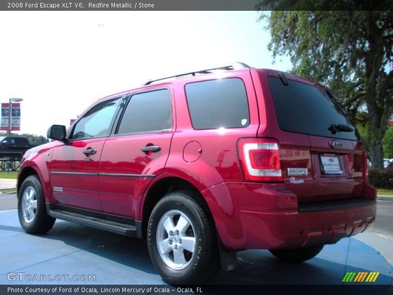 Redfire Metallic / Stone 2008 Ford Escape XLT V6