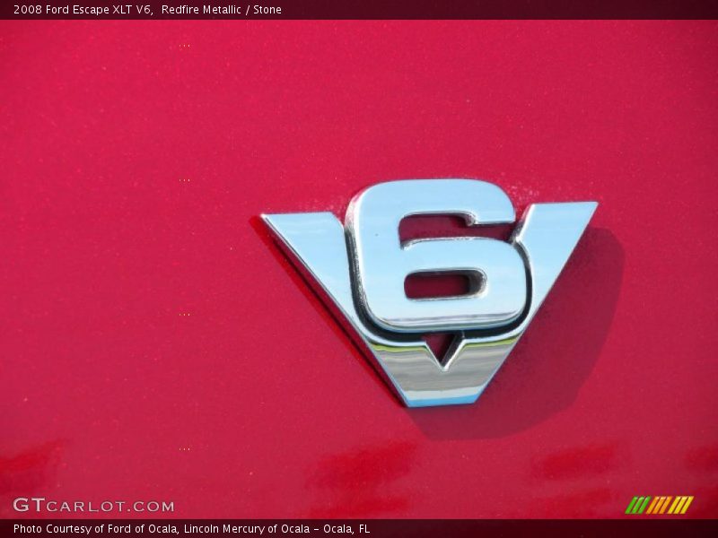 Redfire Metallic / Stone 2008 Ford Escape XLT V6