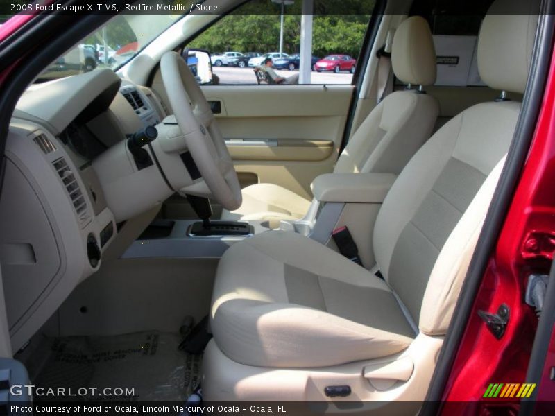 Redfire Metallic / Stone 2008 Ford Escape XLT V6