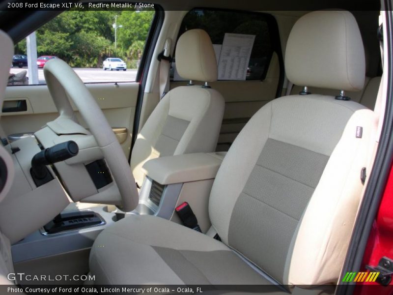 Redfire Metallic / Stone 2008 Ford Escape XLT V6