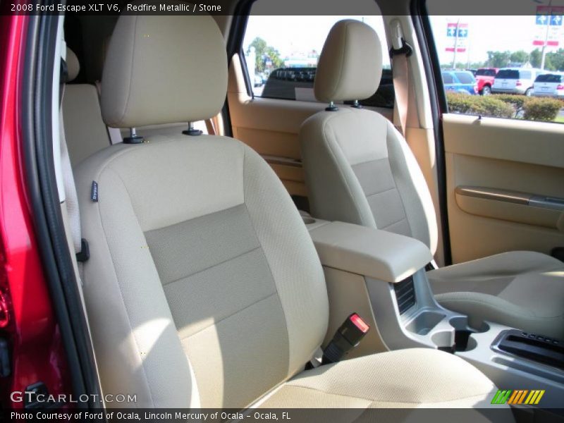 Redfire Metallic / Stone 2008 Ford Escape XLT V6