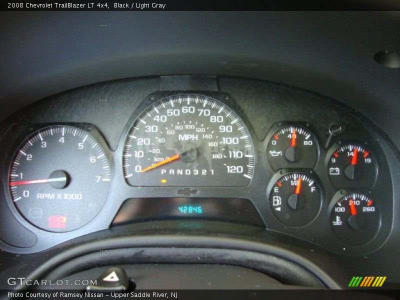 Black / Light Gray 2008 Chevrolet TrailBlazer LT 4x4
