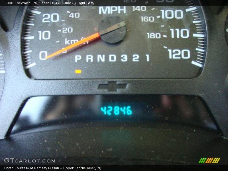 Black / Light Gray 2008 Chevrolet TrailBlazer LT 4x4