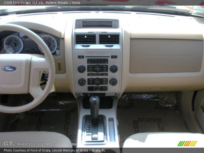 Redfire Metallic / Stone 2008 Ford Escape XLT V6