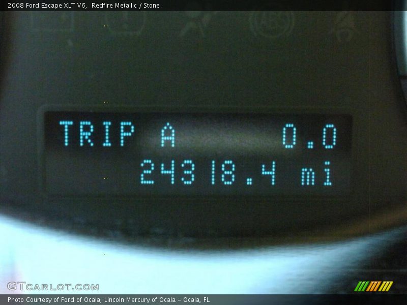 Redfire Metallic / Stone 2008 Ford Escape XLT V6