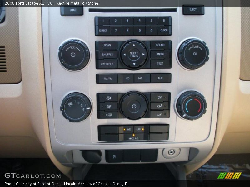 Redfire Metallic / Stone 2008 Ford Escape XLT V6