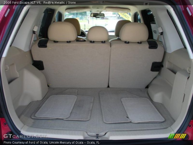 Redfire Metallic / Stone 2008 Ford Escape XLT V6