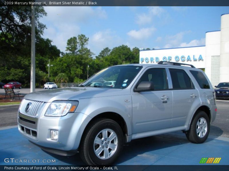 Brilliant Silver Metallic / Black 2009 Mercury Mariner I4