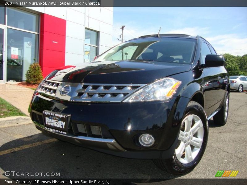 Super Black / Charcoal 2007 Nissan Murano SL AWD