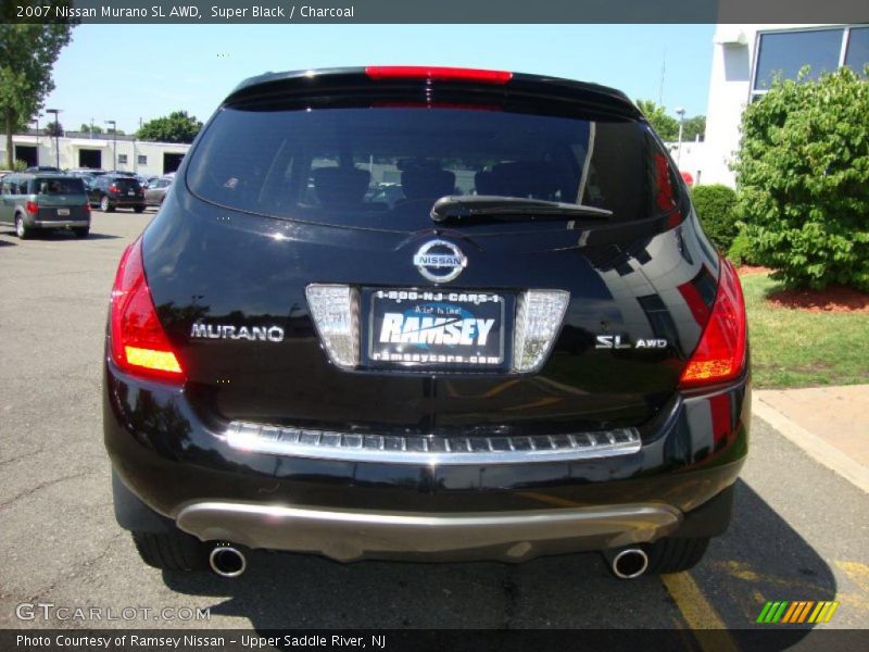 Super Black / Charcoal 2007 Nissan Murano SL AWD