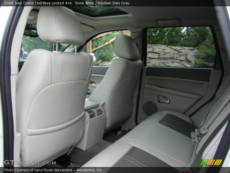 Stone White / Medium Slate Gray 2006 Jeep Grand Cherokee Limited 4x4