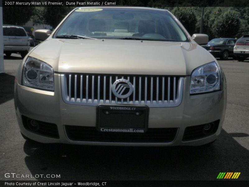 Dune Pearl Metallic / Camel 2007 Mercury Milan V6 Premier