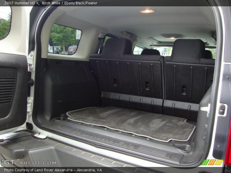Birch White / Ebony Black/Pewter 2007 Hummer H3 X